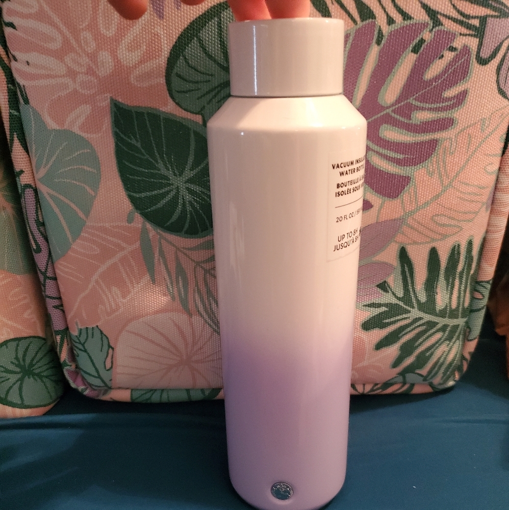 Starbucks pearlescent white/light purple tumbler